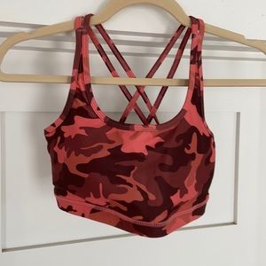 NWOT WITH Camo Sports BrA